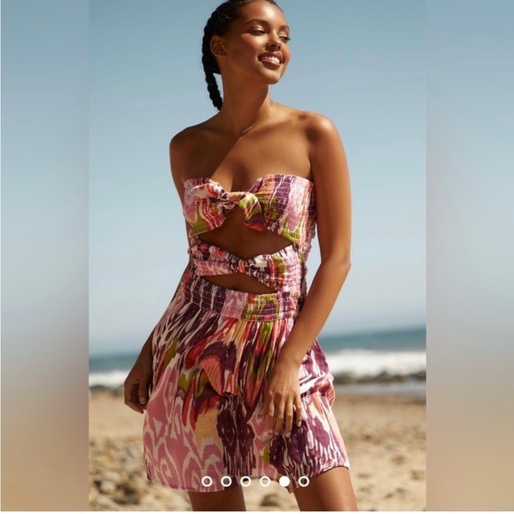 Anthropologie Dresses & Skirts - Anthropologie Pink and Purple Textured Dress